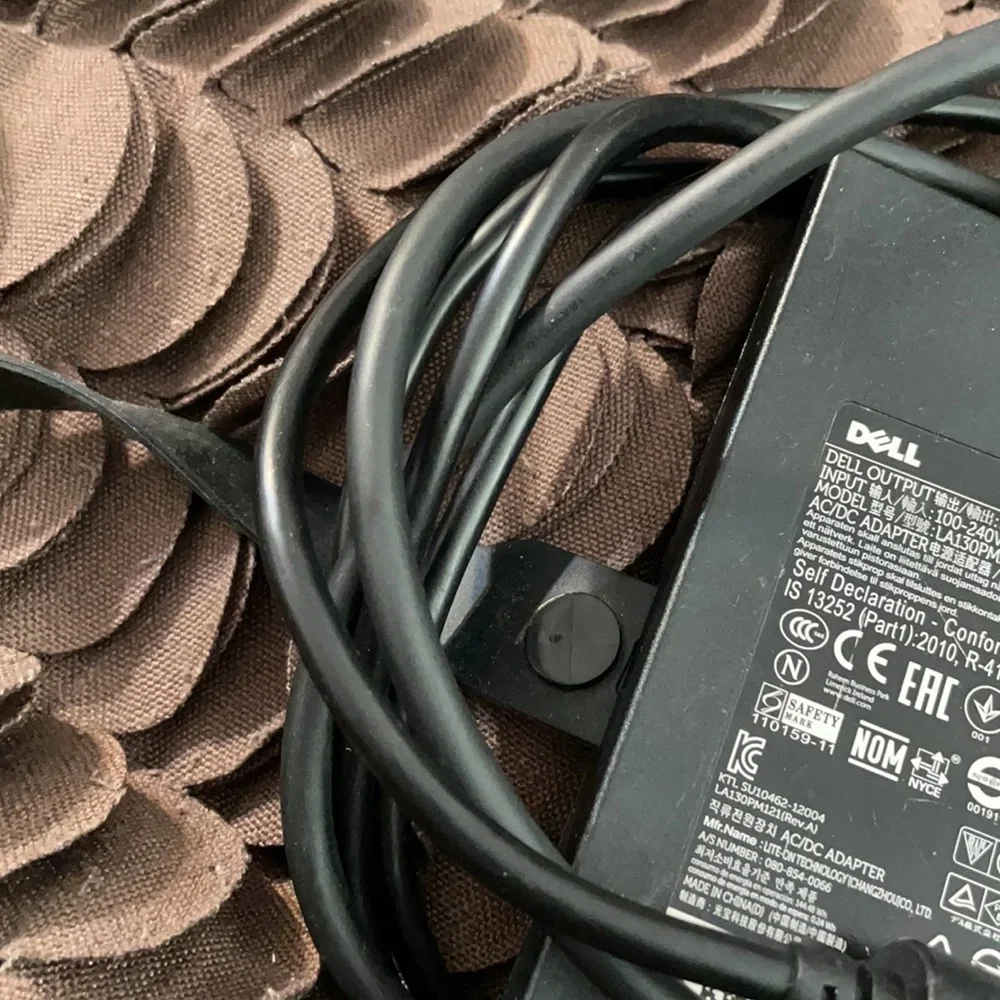 Gently Used Dell 130w AC Power Adapter Charger in great condition.